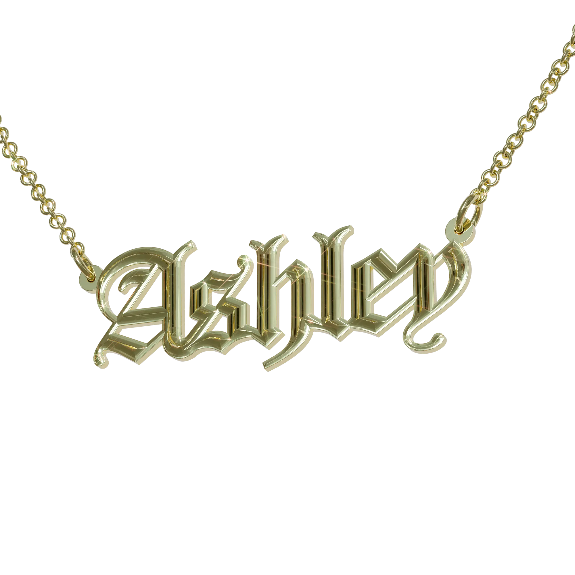 Brilliant Nameplate with Blade Face