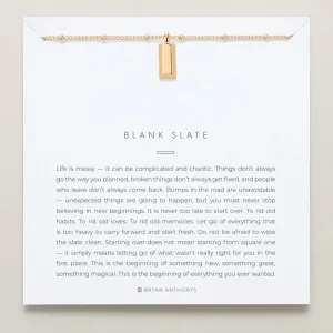 Bryan Anthony's Blank Slate Dogtag Necklace