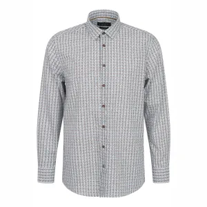 Bugatti Square Print L/S Shirt