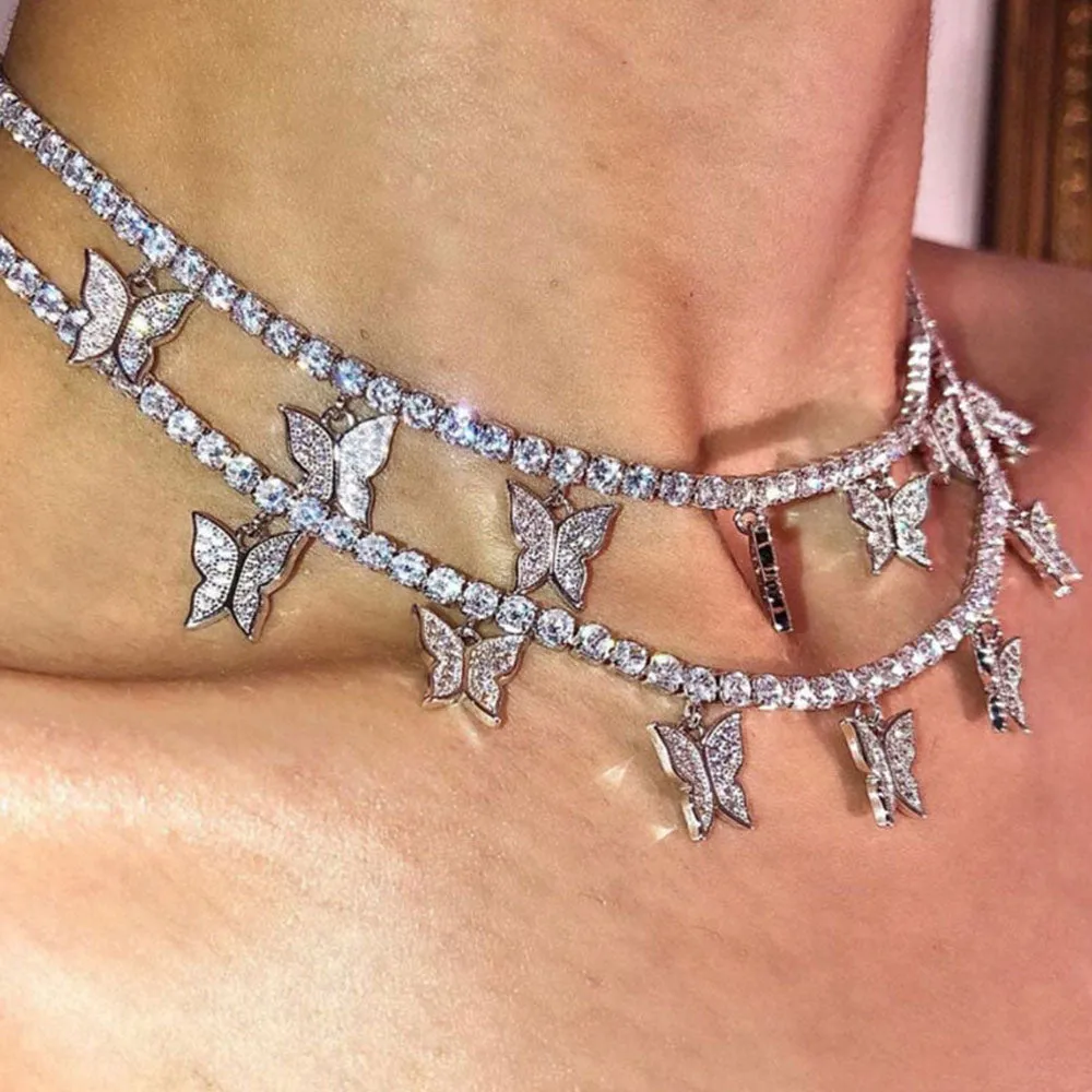 Butterfly Choker Necklace