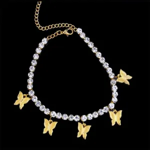 Butterfly Choker Necklace