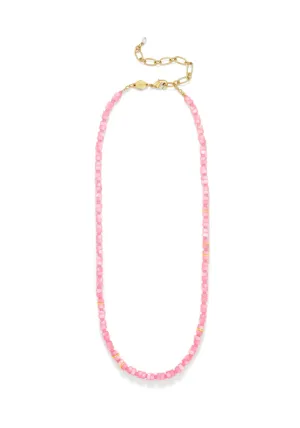Calypso Necklace - Flamingo Pink
