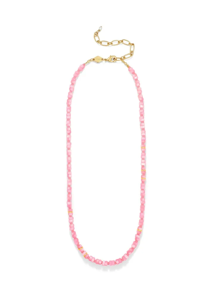 Calypso Necklace - Flamingo Pink