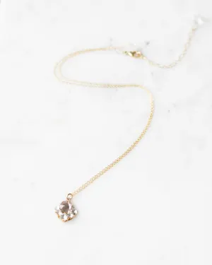 Celestial Crystal Drop Necklace