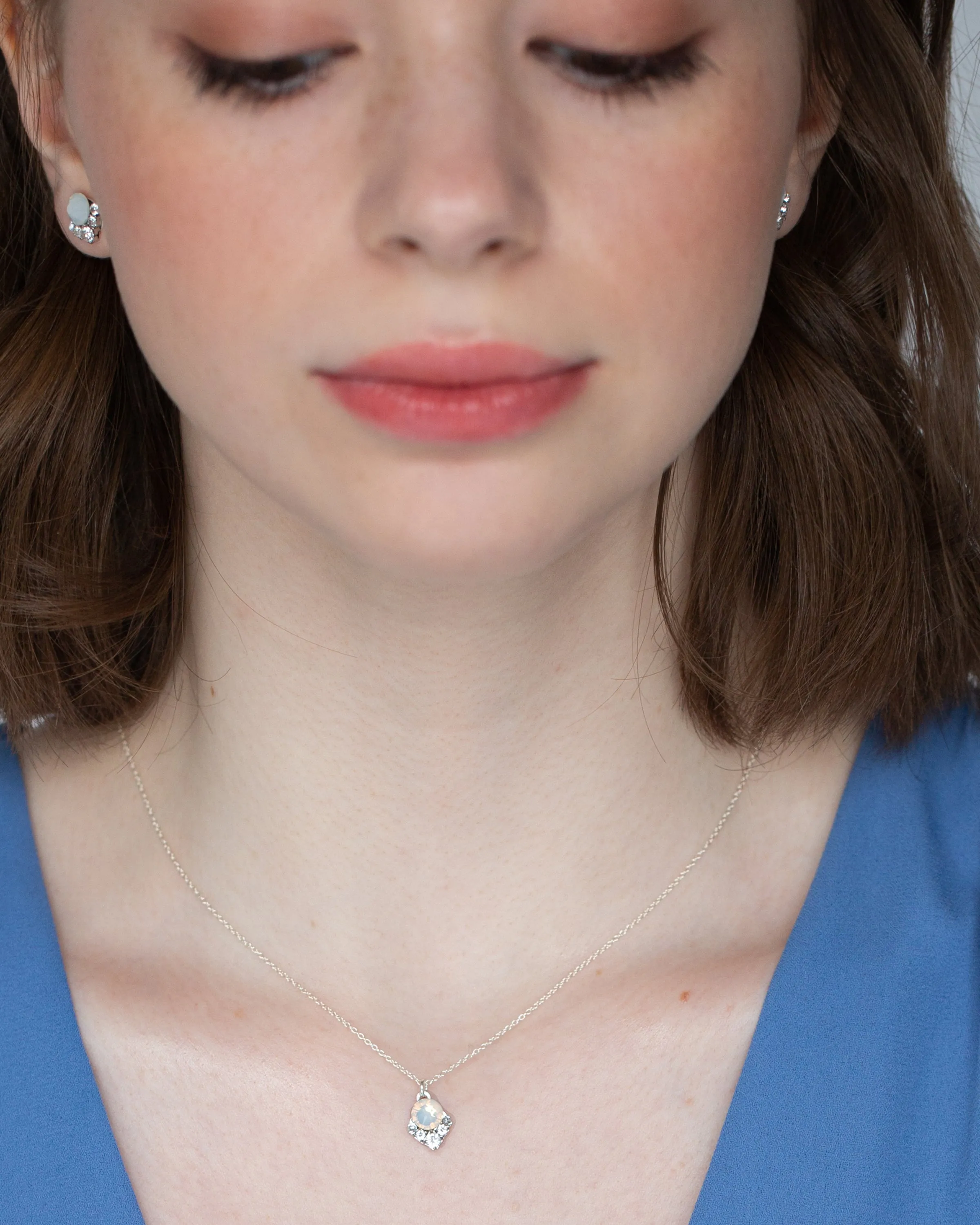 Celestial Crystal Drop Necklace