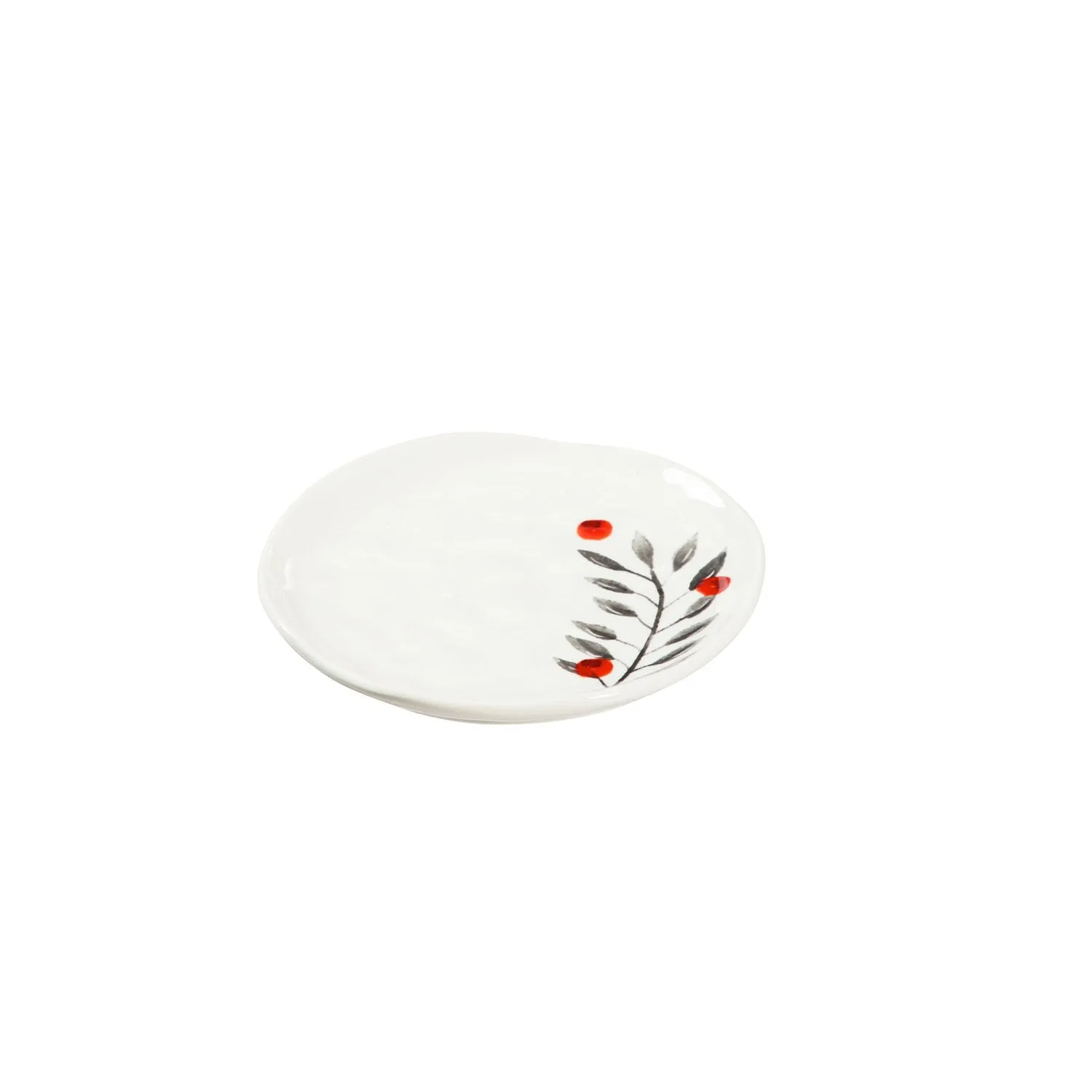 Ceramic, 6'' Appetizer Plate, Yuletide, Set of 4,3tsh7724