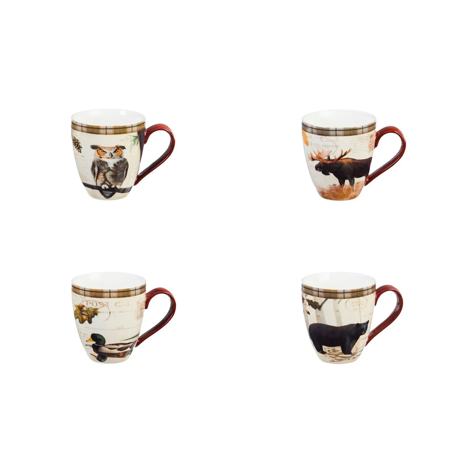 Ceramic Cup O' Java, 17 OZ, Canada Blend, 4 Asst,3mcf7407
