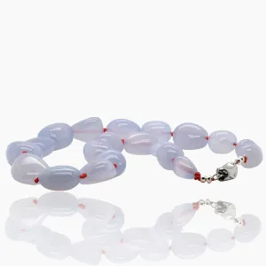 Chalcedony Silver Necklace