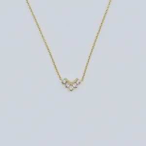 Chevron Diamond Necklace