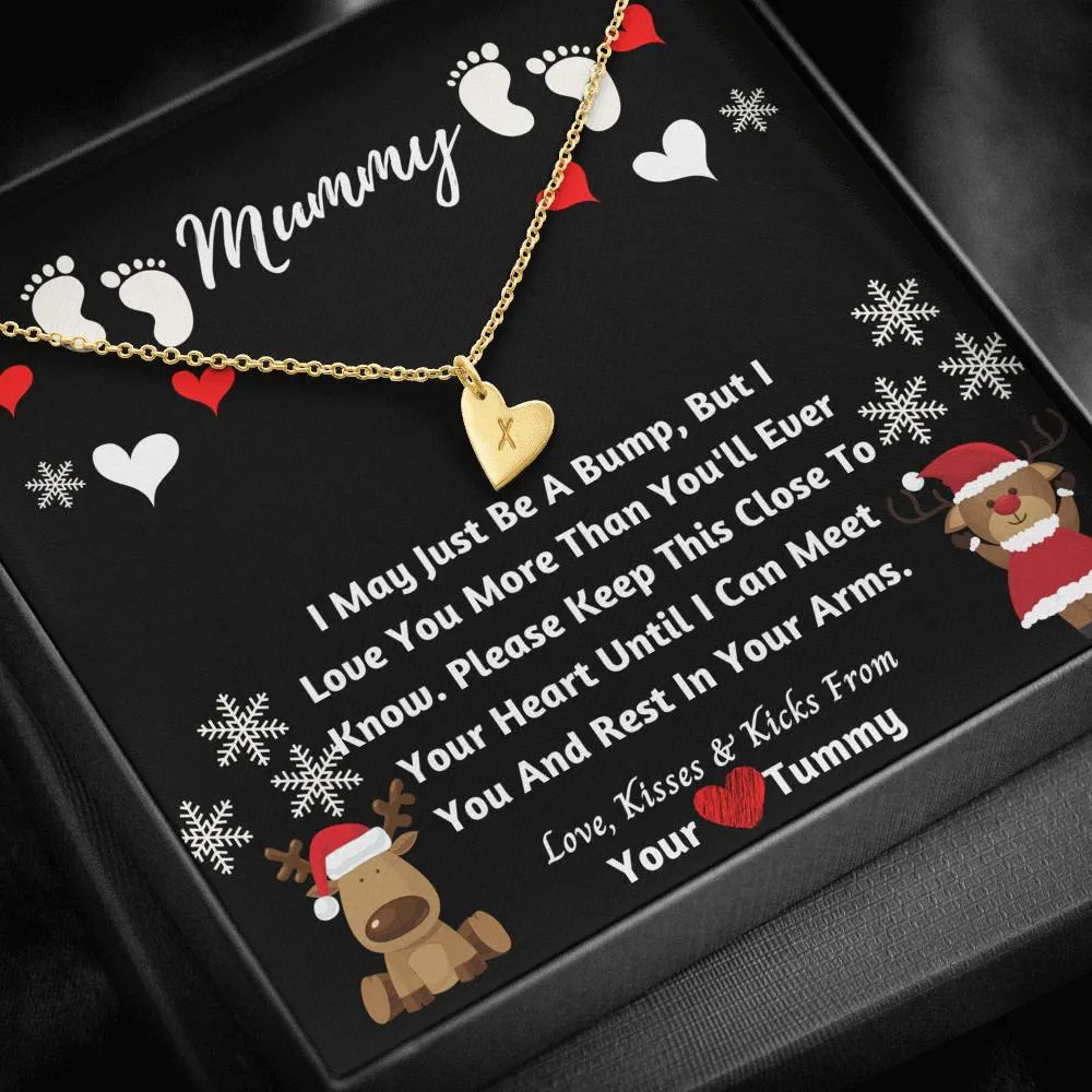 Christmas Mummy Hearts Necklace- Love From Bump