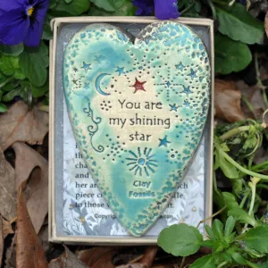 Clay Fossil Ornament, Shining Star