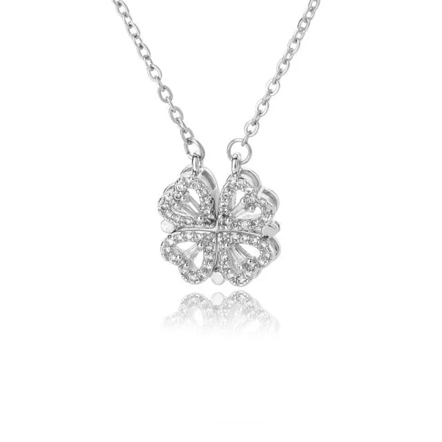 Clover Heart Necklace