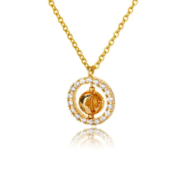 Clover Heart Necklace