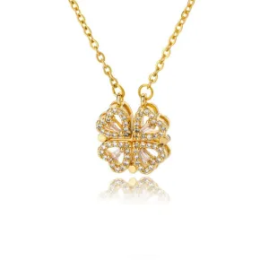 Clover Heart Necklace