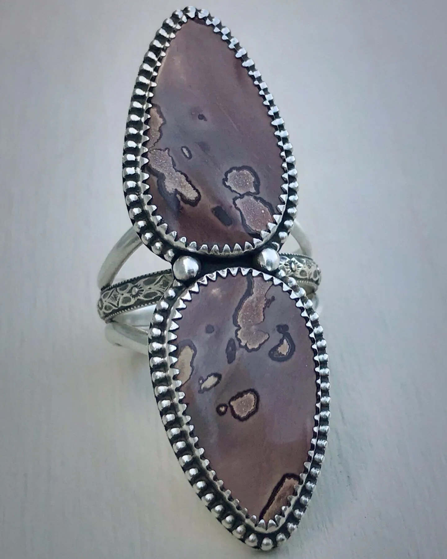 Coffee Bean Jasper Ring