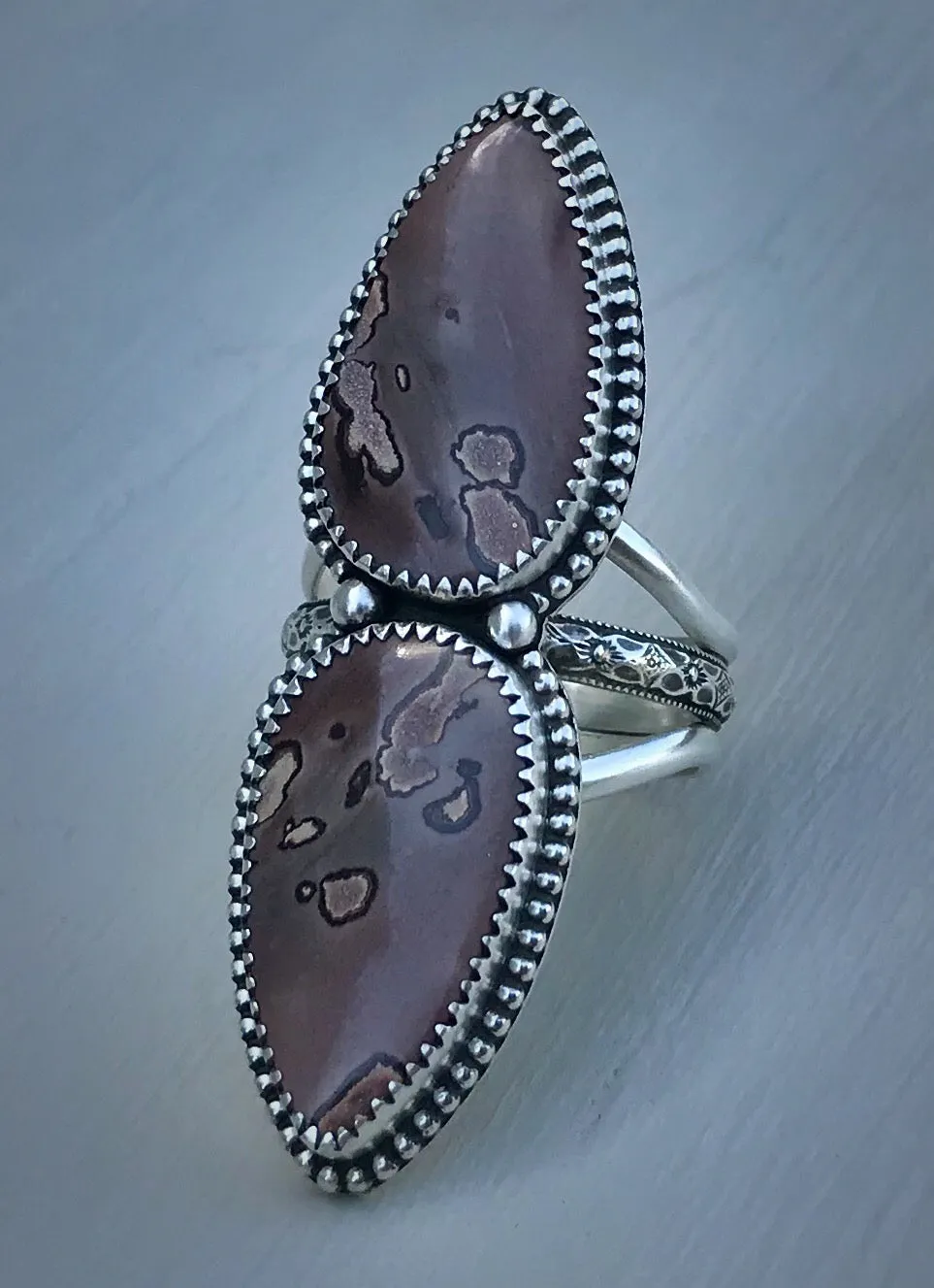 Coffee Bean Jasper Ring