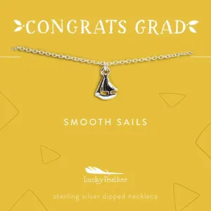 Congrats Grad Necklace - Smooth Sails
