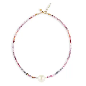 Cotton Candy Pearl Necklace