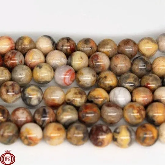 Crazy Agate Smooth Round