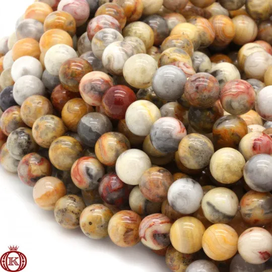 Crazy Agate Smooth Round