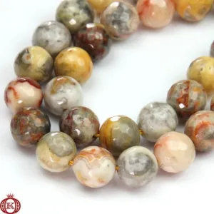 Crazy Agate Smooth Round