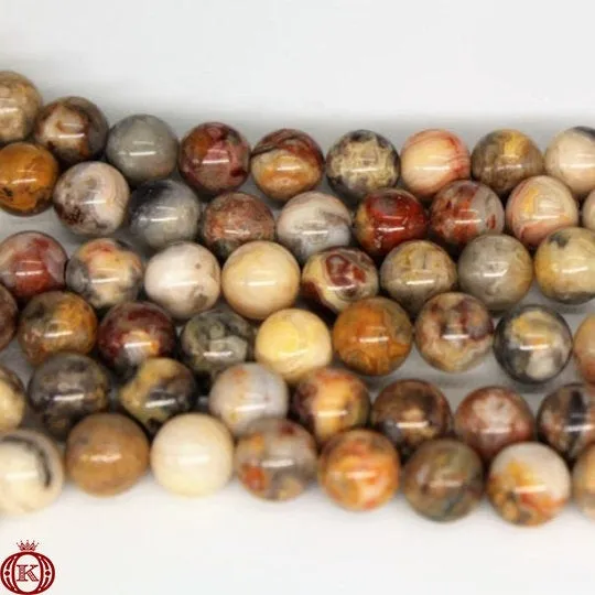 Crazy Agate Smooth Round