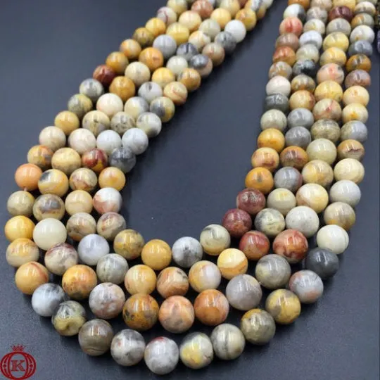 Crazy Agate Smooth Round