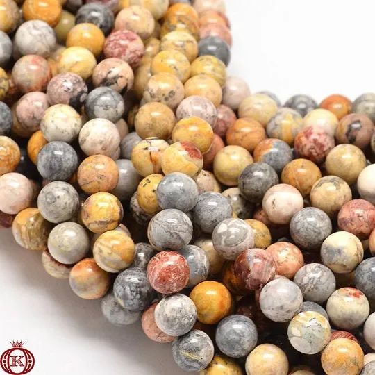 Crazy Agate Smooth Round