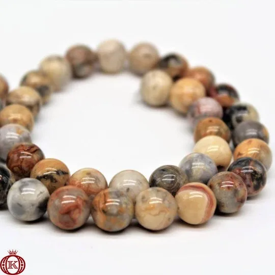 Crazy Agate Smooth Round