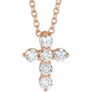 Cross Diamond Necklace