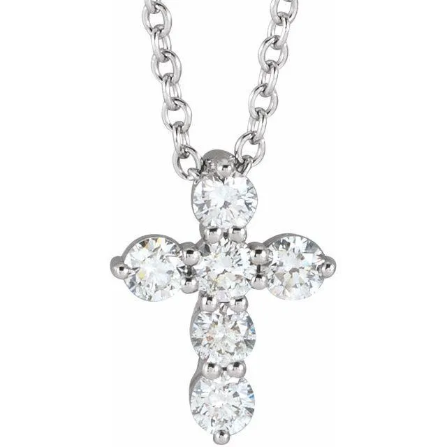 Cross Diamond Necklace