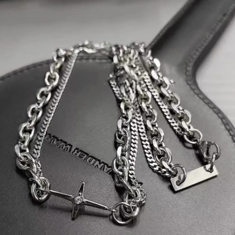 Cross Double-Layered Necklace