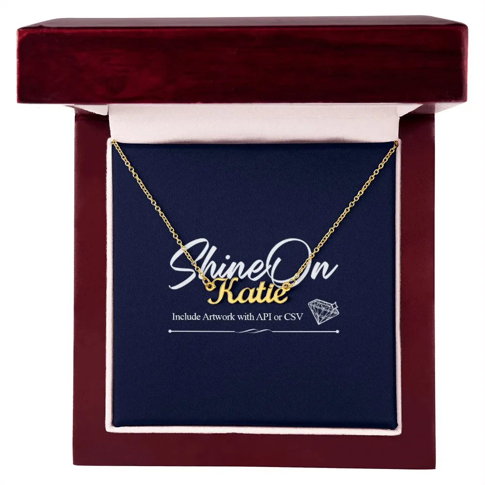 Custom Necklace With Personalized Name