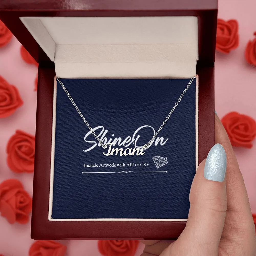 Custom Necklace With Personalized Name