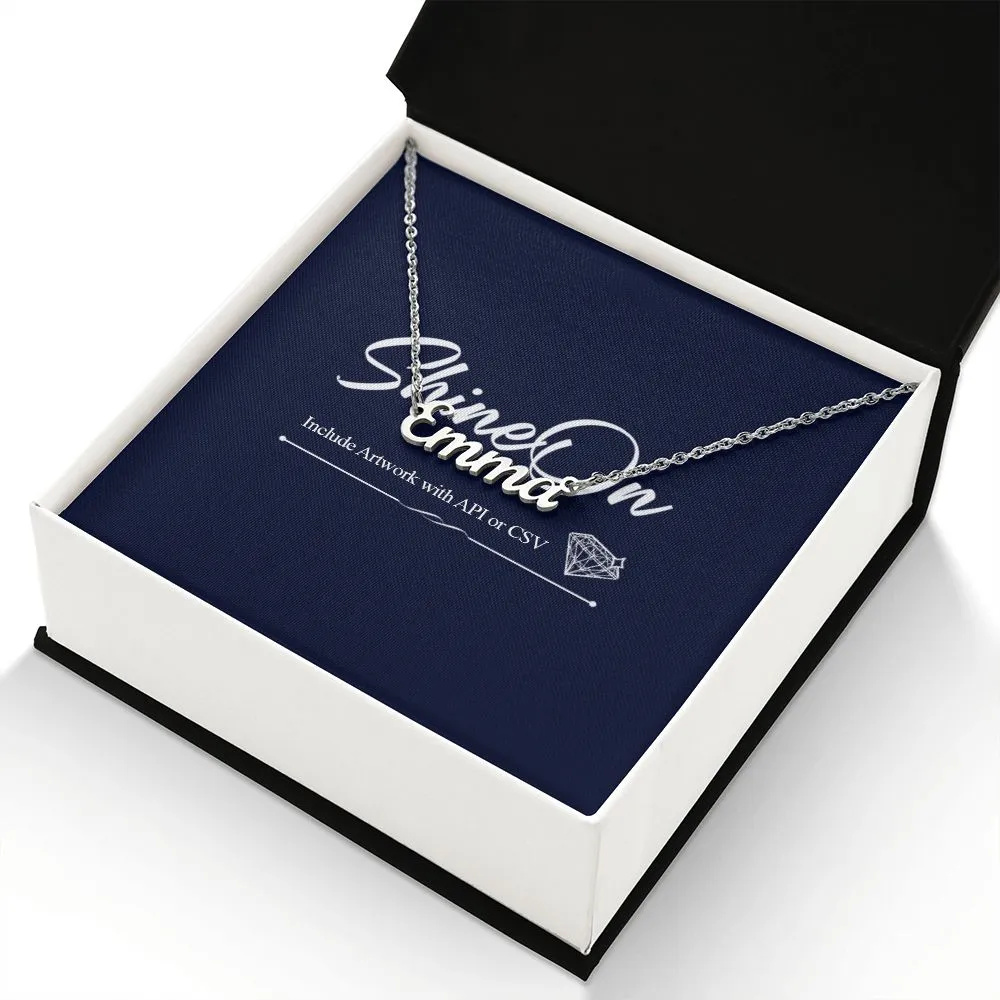 Custom Necklace With Personalized Name