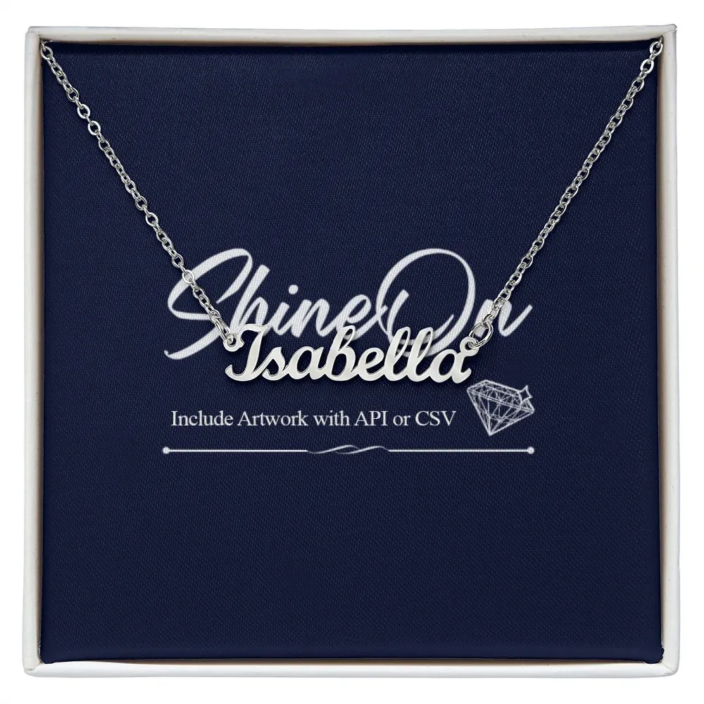Custom Necklace With Personalized Name