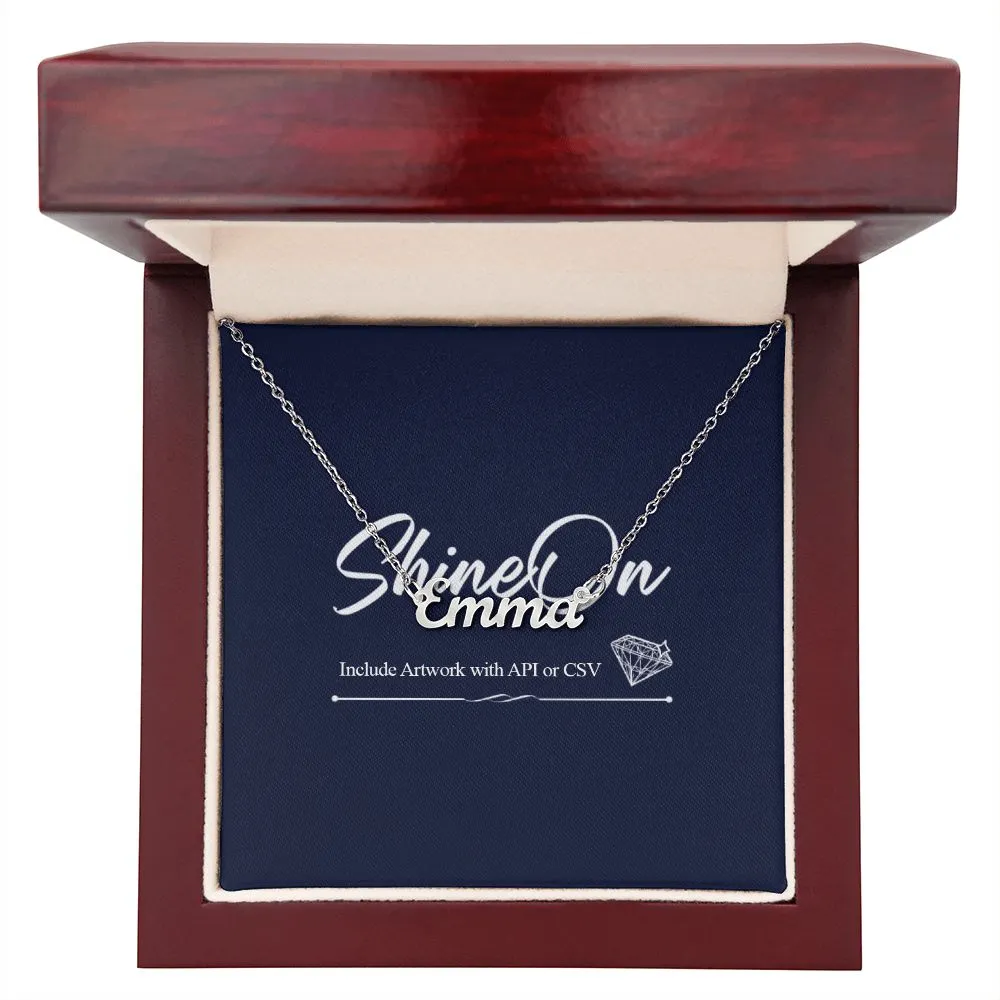 Custom Necklace With Personalized Name