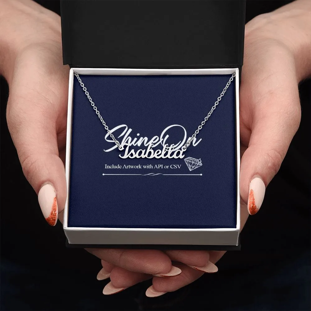 Custom Necklace With Personalized Name