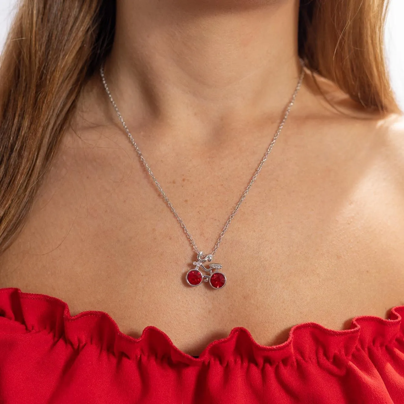 Cycolinks Crystal Stone Bicycle Necklace BOGOF
