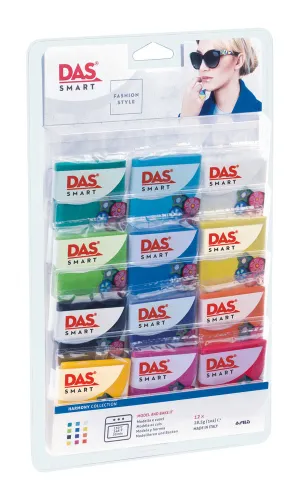 DAS Smart Polymer Clay Set, Harmonic (12x28g)