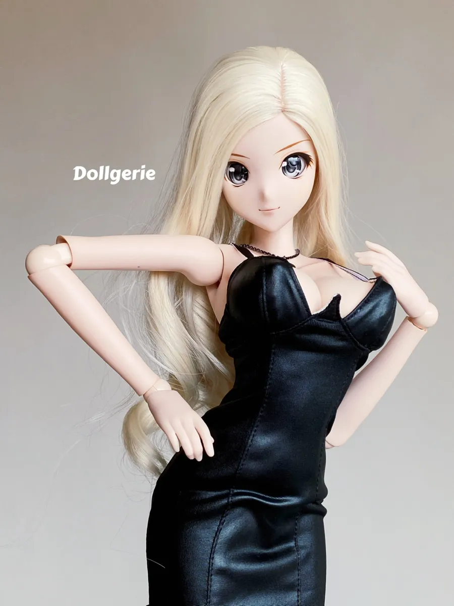 Deep-V Black Clubwear made for Smartdoll "L" Bust