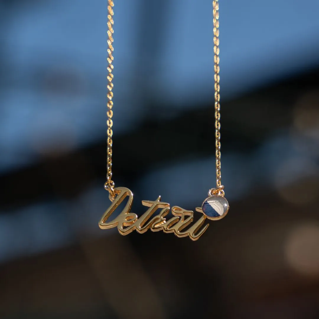 Detroit Necklace Comerica Park Edition | Gold
