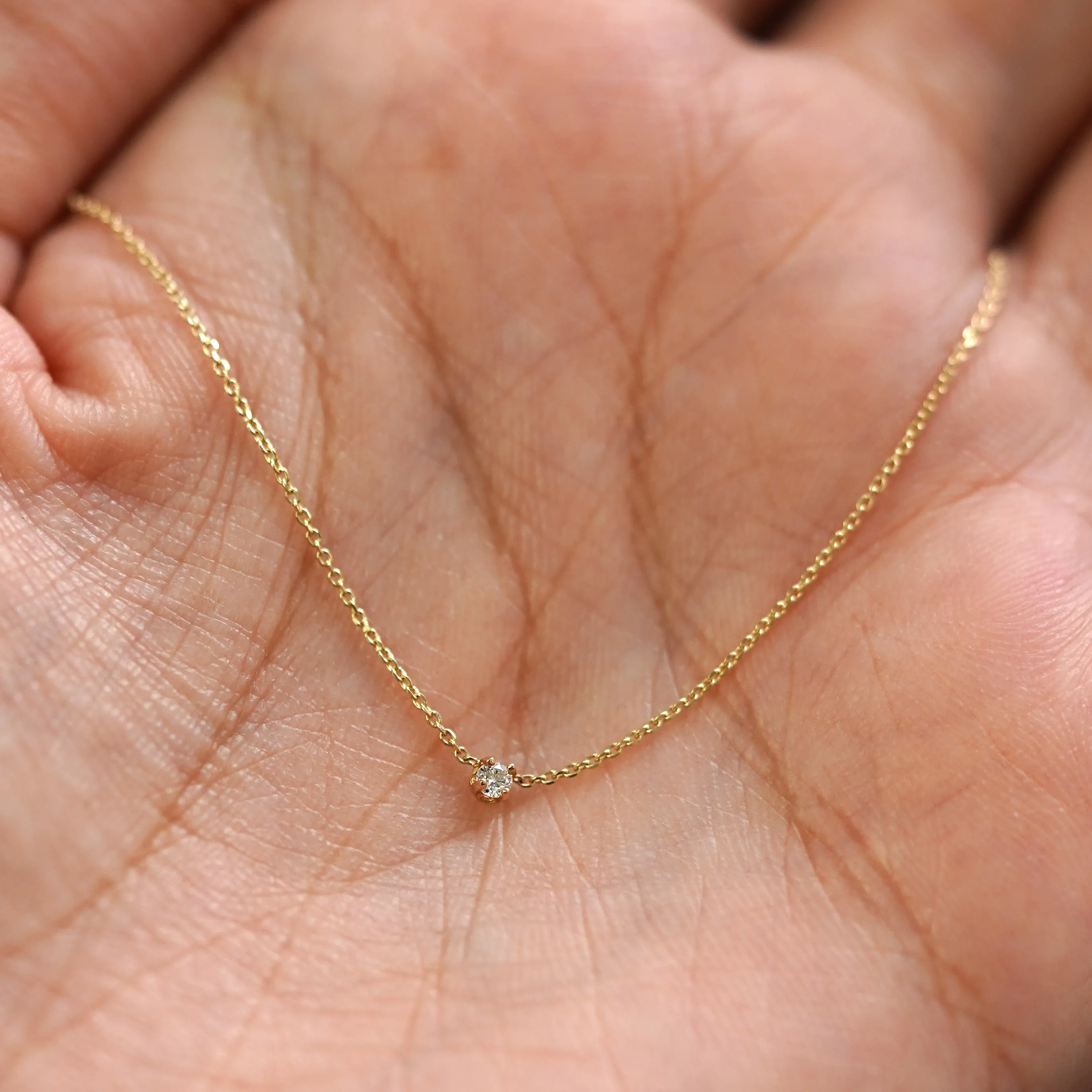 Diamond Cable Necklace