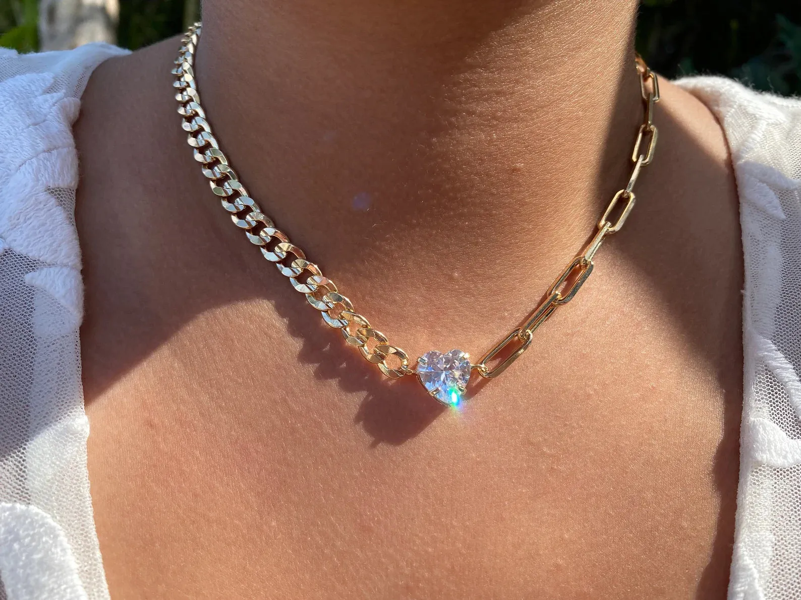 Diamond Heart Necklace