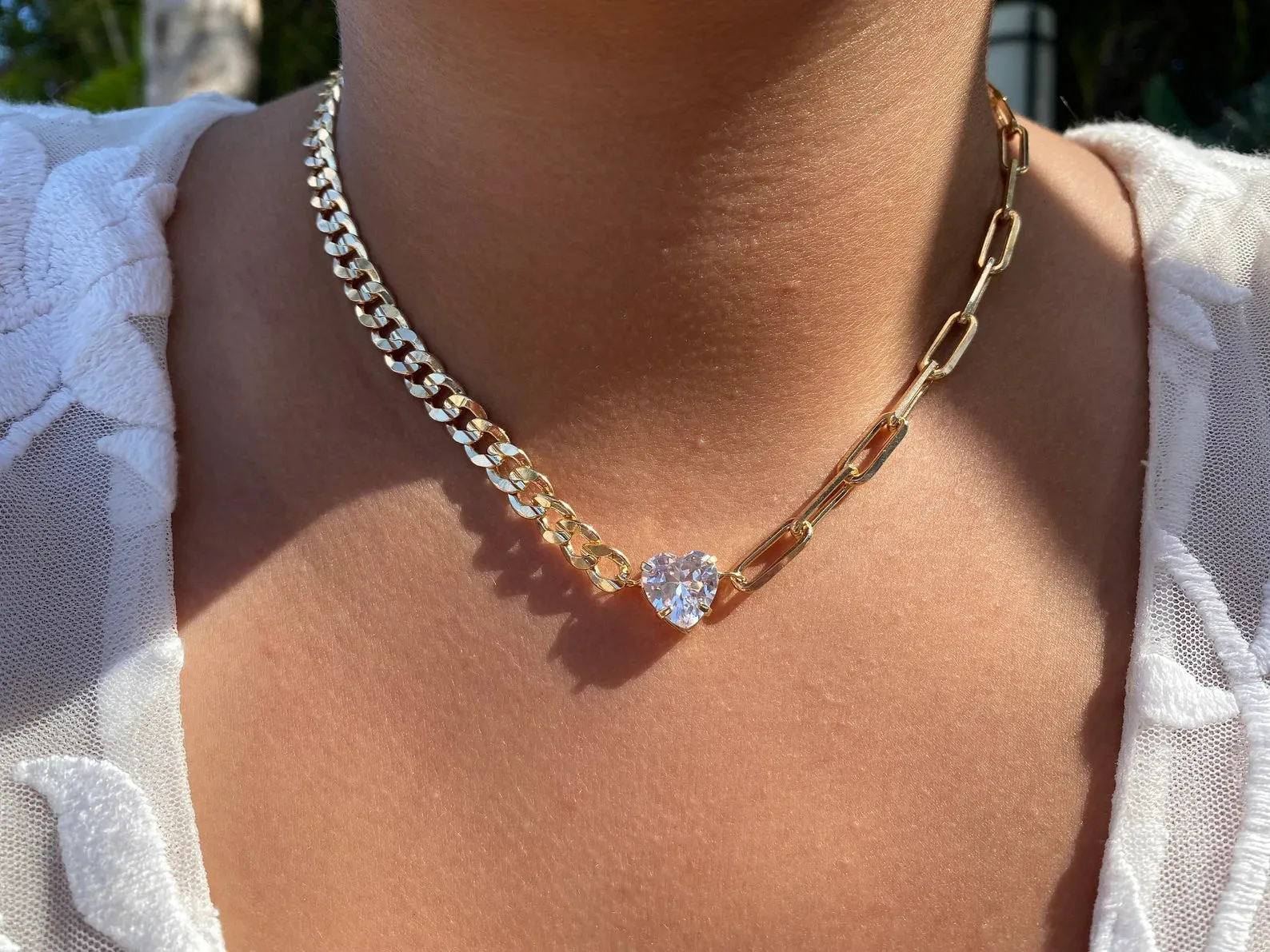 Diamond Heart Necklace