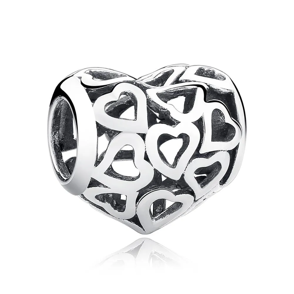 Diamond Heart Romantic Bead