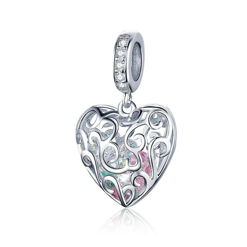 Diamond Heart Romantic Bead