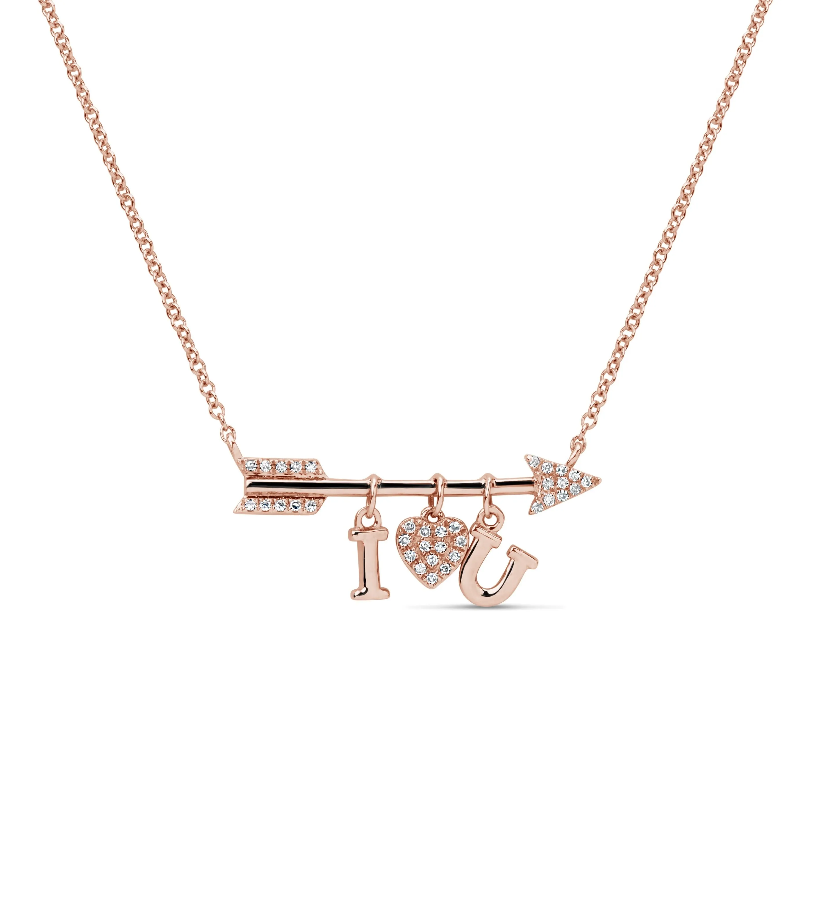 Diamond I LOVE YOU Necklace
