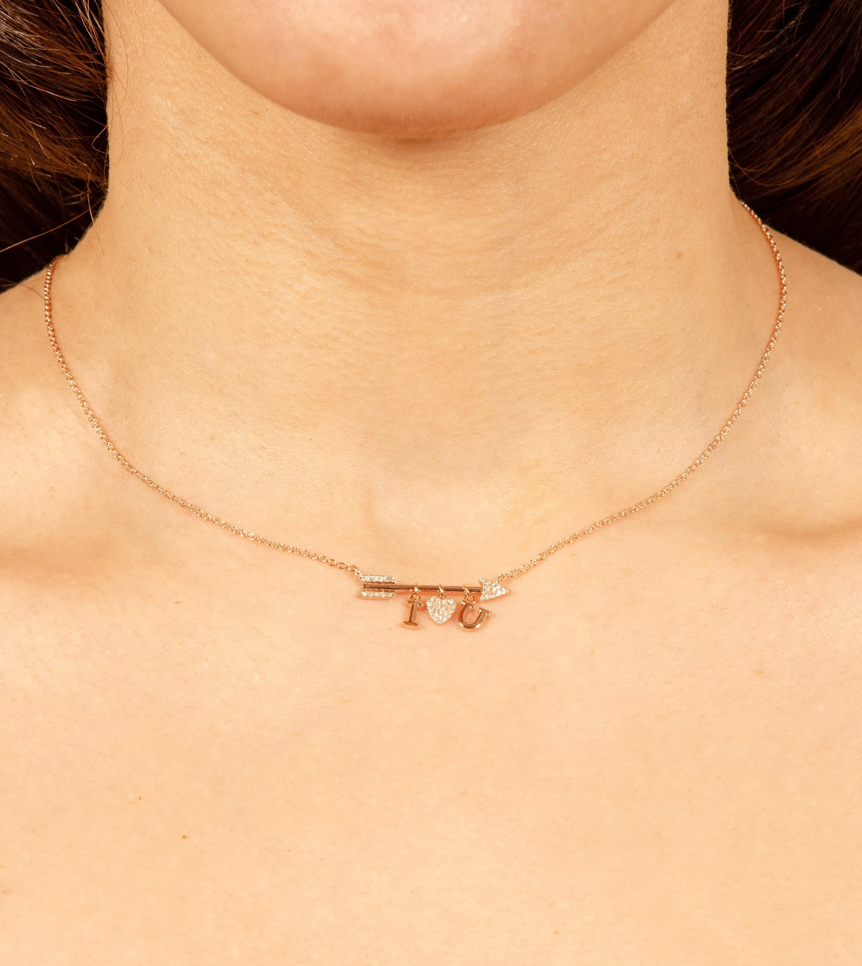 Diamond I LOVE YOU Necklace