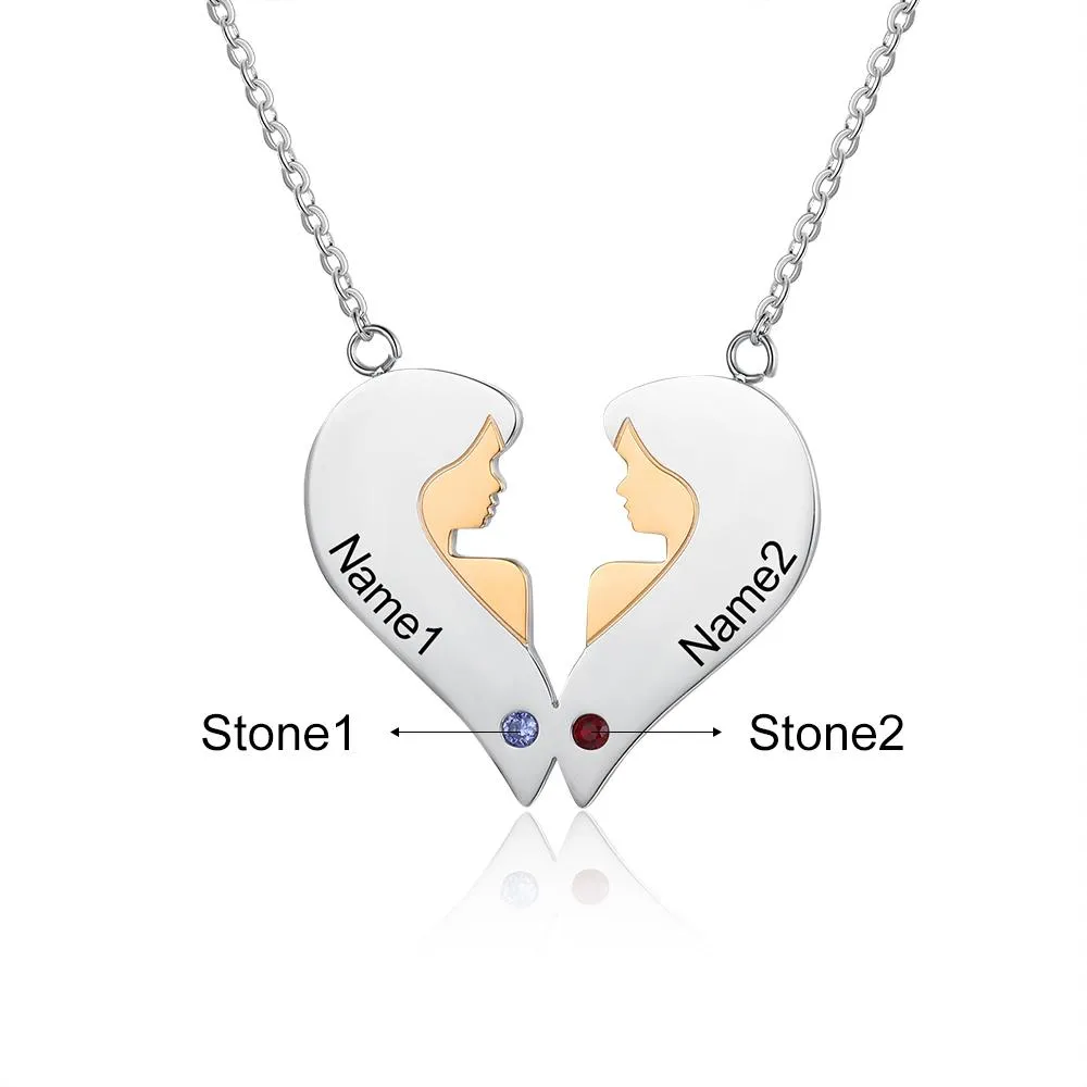 Double Sisters Custom Necklace